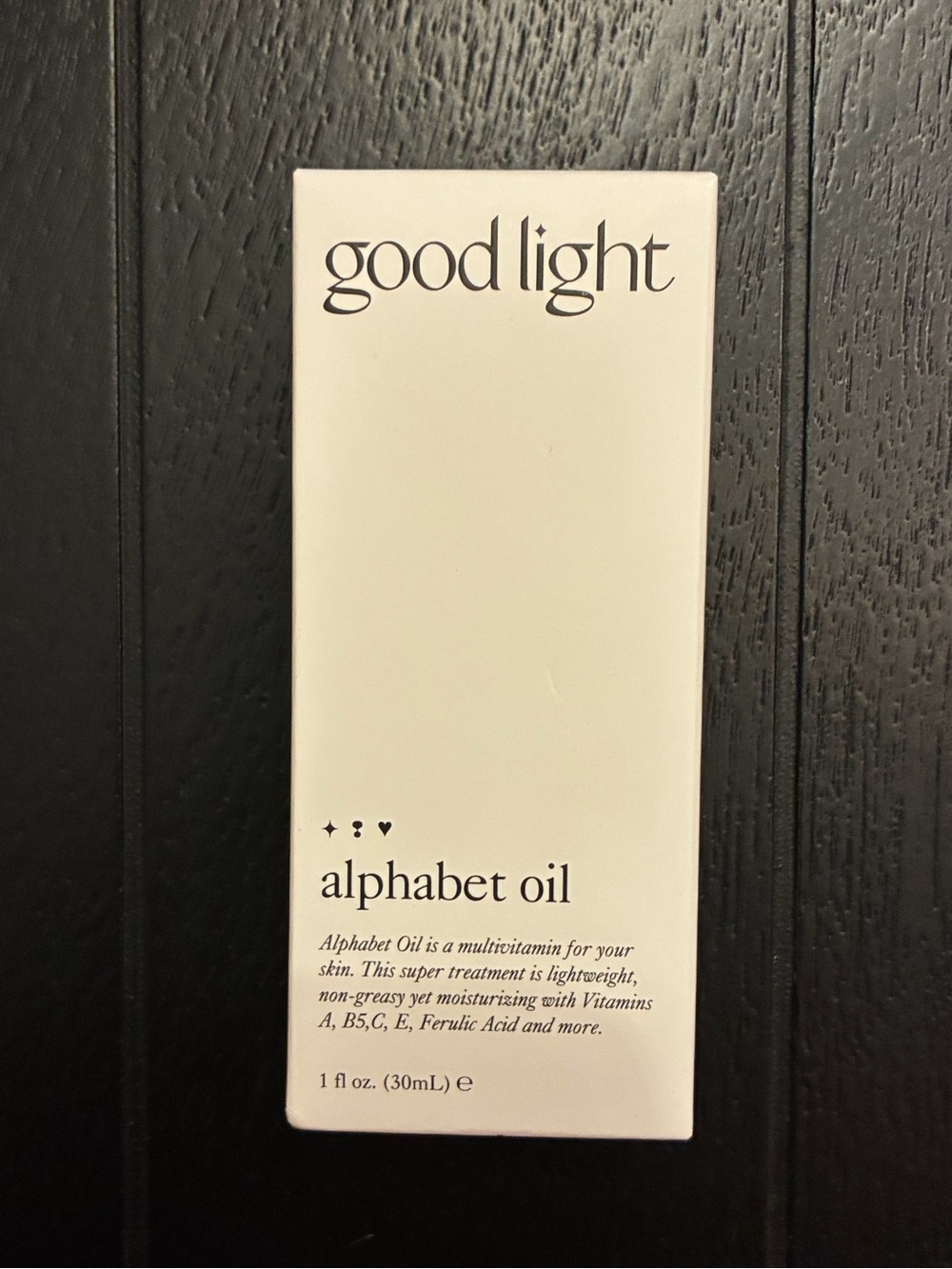 Good Light Alphabet Oil Multivitamin Facial Oil 1 oz